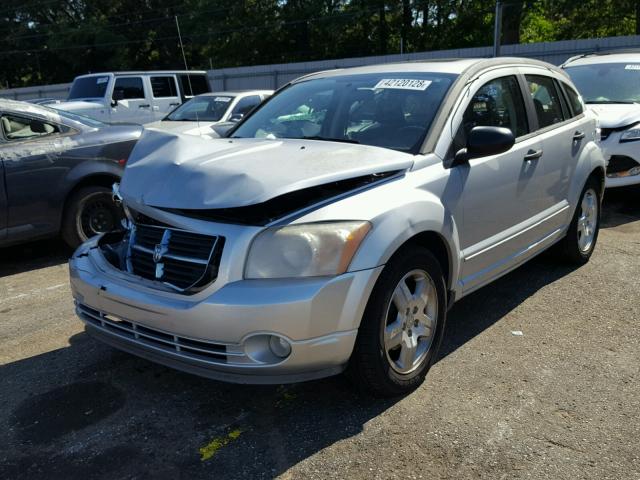 1B3HB48B17D515538 - 2007 DODGE CALIBER SX SILVER photo 2