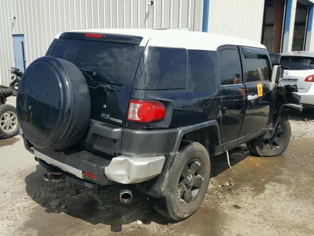 JTEBU11F570037086 - 2007 TOYOTA FJ CRUISER BLACK photo 4