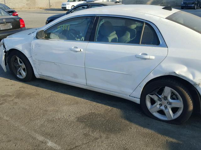 1G1ZA5E03CF398891 - 2012 CHEVROLET MALIBU LS თეთრი ფოტო 9