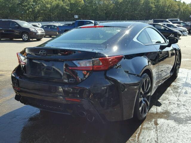 JTHHP5BC7F5001398 - 2015 LEXUS RC-F BLACK photo 4