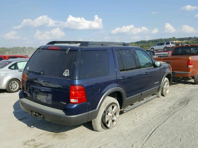 1FMZU73K25UB20847 - 2005 FORD EXPLORER X BLUE photo 4