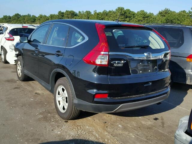 2HKRM4H30GH603030 - 2016 HONDA CR-V LX BLACK photo 3