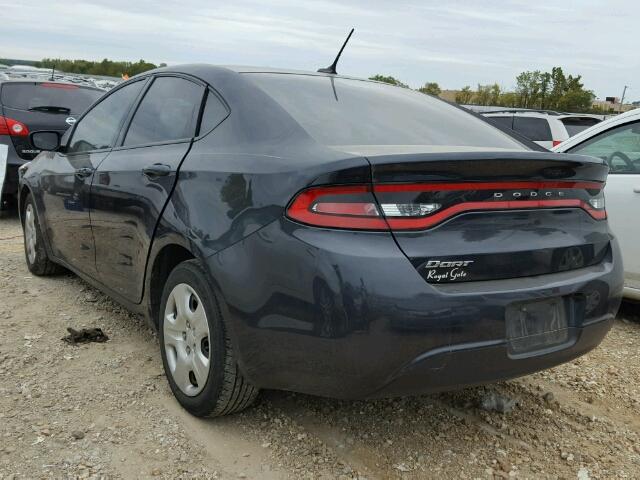 1C3CDFAA1ED669135 - 2014 DODGE DART SE GRAY photo 3