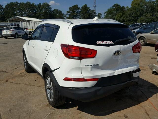 KNDPB3AC4F7753548 - 2015 KIA SPORTAGE WHITE photo 3