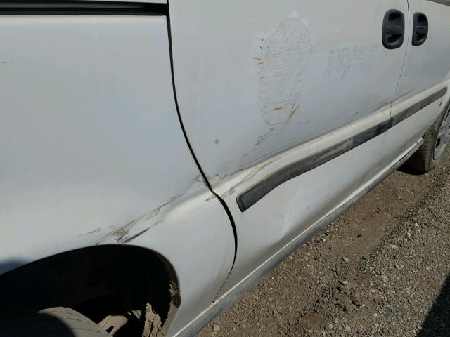 1GBDV13L16D148260 - 2006 CHEVROLET UPLANDER I WHITE photo 9