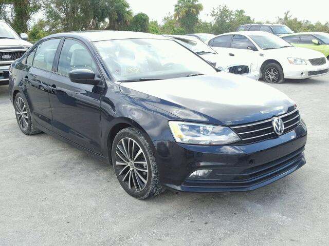 3VWD17AJ2GM416635 - 2016 VOLKSWAGEN JETTA BLACK photo 1