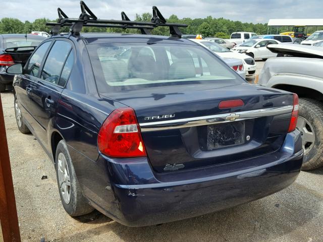 1G1ZS58F07F101627 - 2007 CHEVROLET MALIBU LS Қара фото 3