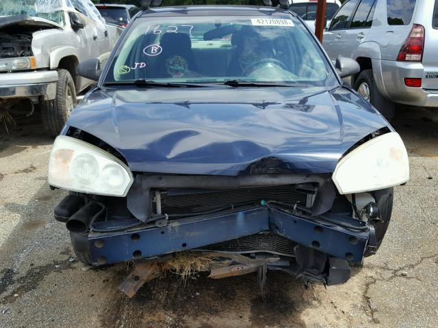 1G1ZS58F07F101627 - 2007 CHEVROLET MALIBU LS Қара фото 9