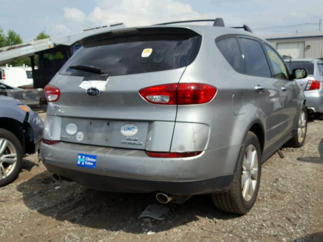 4S4WX82D574405533 - 2007 SUBARU B9 TRIBECA SILVER photo 4