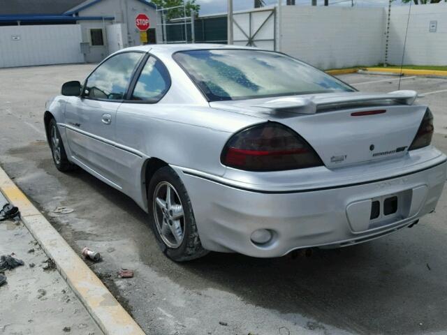 1G2NW12E61M577102 - 2001 PONTIAC GRAND AM GRAY photo 3