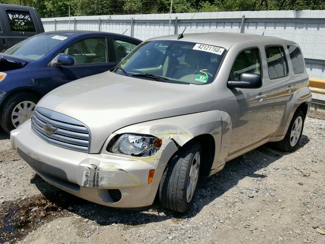 3GNCA13B29S583536 - 2009 CHEVROLET HHR LS BEIGE photo 2