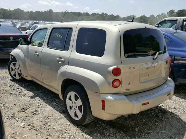 3GNCA13B29S583536 - 2009 CHEVROLET HHR LS BEIGE photo 3