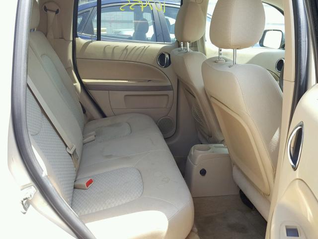 3GNCA13B29S583536 - 2009 CHEVROLET HHR LS BEIGE photo 6