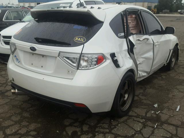 JF1GR7E60BG827748 - 2011 SUBARU IMPREZA WR WHITE photo 4