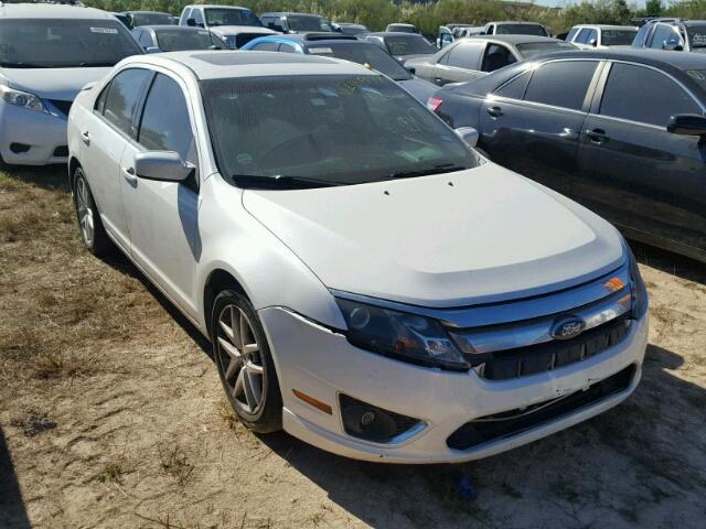 3FAHP0JA9AR227393 - 2010 FORD FUSION SEL WHITE photo 1