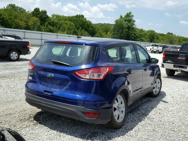 1FMCU0F71FUA36993 - 2015 FORD ESCAPE S BLUE photo 4