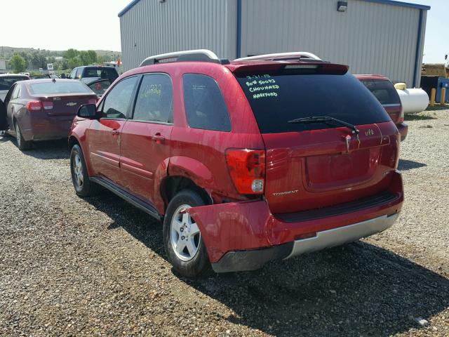 2CKDL73FX66197785 - 2006 PONTIAC TORRENT RED photo 3