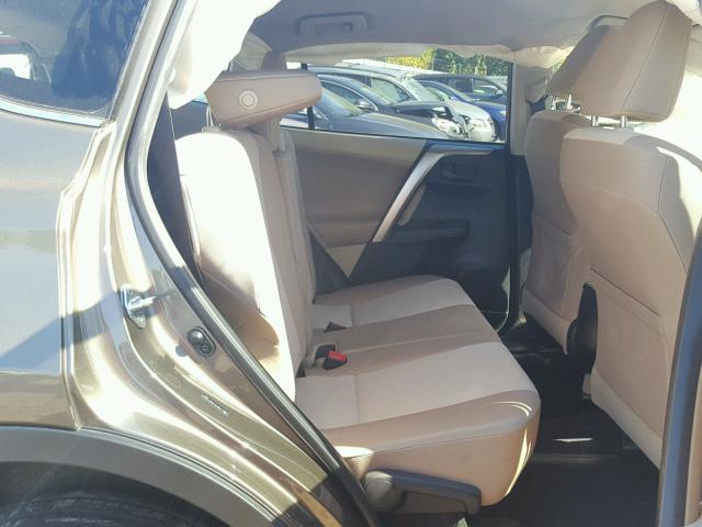 JTMBFREV8DD008975 - 2013 TOYOTA RAV4 LE Qəhvəyi foto 6