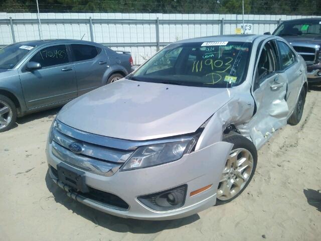 3FAHP0HA1AR187994 - 2010 FORD FUSION SILVER photo 2