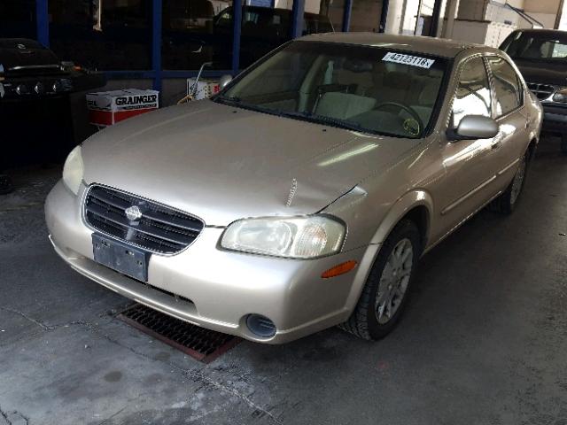 JN1CA31D51T614252 - 2001 NISSAN MAXIMA GXE BEIGE photo 2