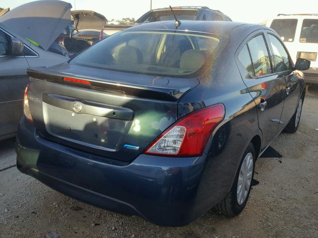 3N1CN7AP1GL851503 - 2016 NISSAN VERSA BLUE photo 4