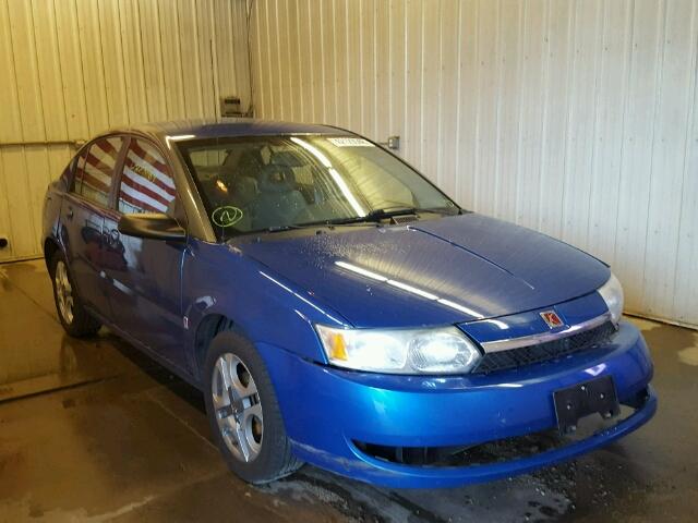 1G8AL52F93Z134476 - 2003 SATURN ION LEVEL BLUE photo 1