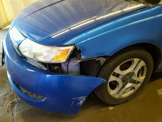1G8AL52F93Z134476 - 2003 SATURN ION LEVEL BLUE photo 9