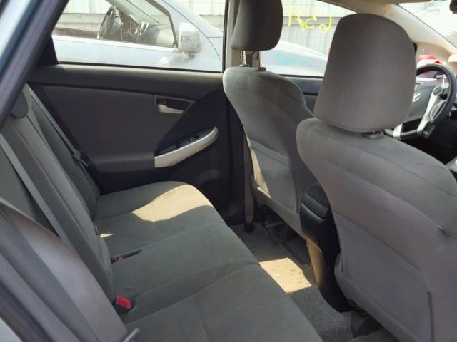 JTDKN3DP3C3029465 - 2012 TOYOTA PRIUS PLUG TURQUOISE photo 6