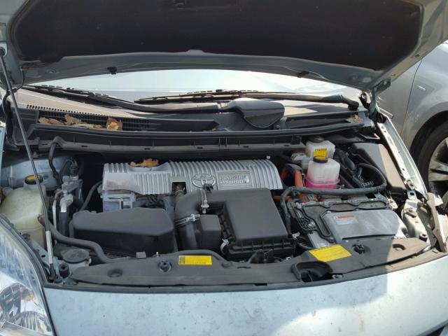 JTDKN3DP3C3029465 - 2012 TOYOTA PRIUS PLUG TURQUOISE photo 7