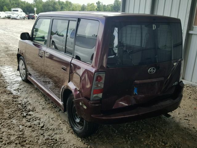 JTLKT324364046218 - 2006 TOYOTA SCION XB Tünd qırmızı foto 3