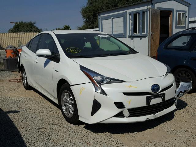 JTDKARFU3H3043956 - 2017 TOYOTA PRIUS WHITE photo 1