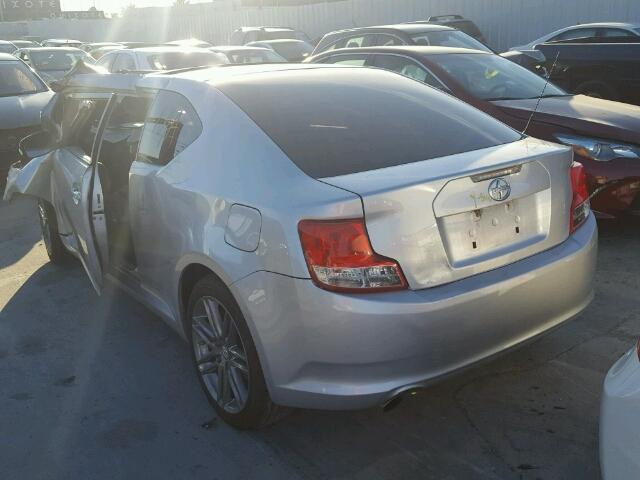 JTKJF5C7XD3054122 - 2013 TOYOTA SCION TC 银色 照片 3