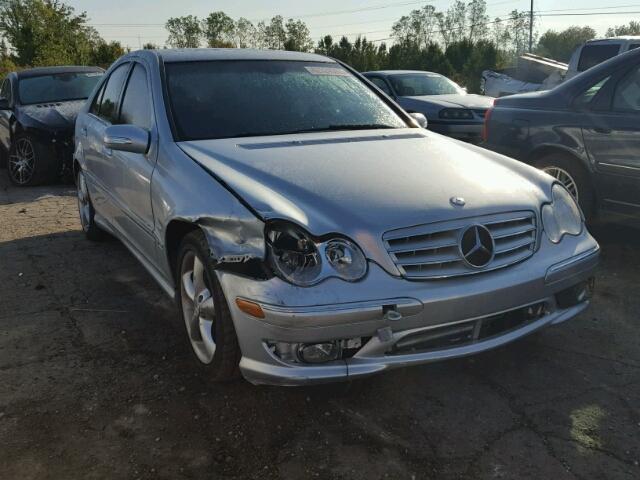 WDBRF52H86F746979 - 2006 MERCEDES-BENZ C GENERATI SILVER photo 1