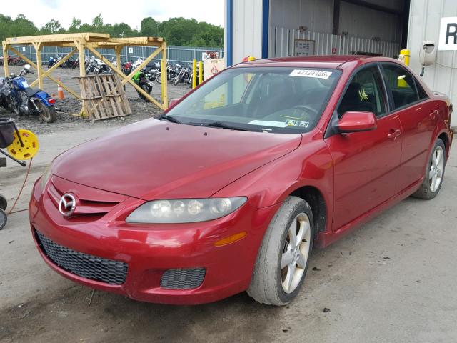 1YVHP80C075M43909 - 2007 MAZDA 6 I أحمر صورة 2