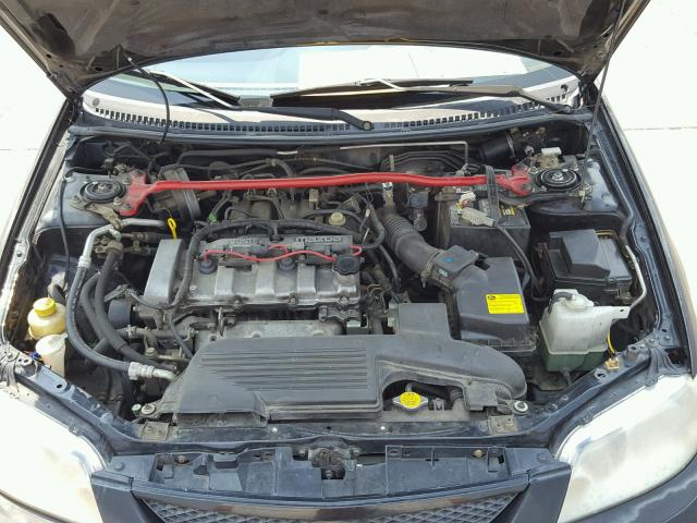 JM1BJ246521544054 - 2002 MAZDA PROTEGE PR BLACK photo 7