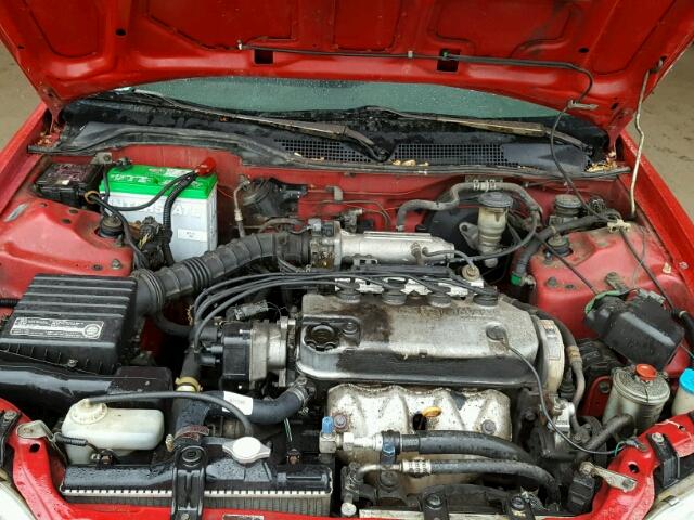 JHMEG8551SS003225 - 1995 HONDA CIVIC LX RED photo 7