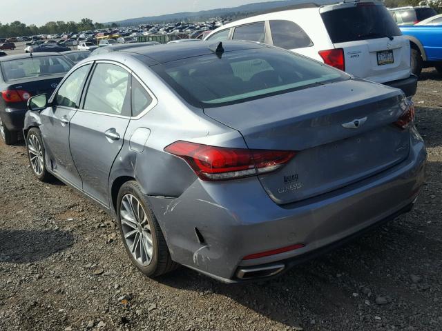 KMHGN4JE0FU100078 - 2015 HYUNDAI GENESIS 3. GRAY photo 3