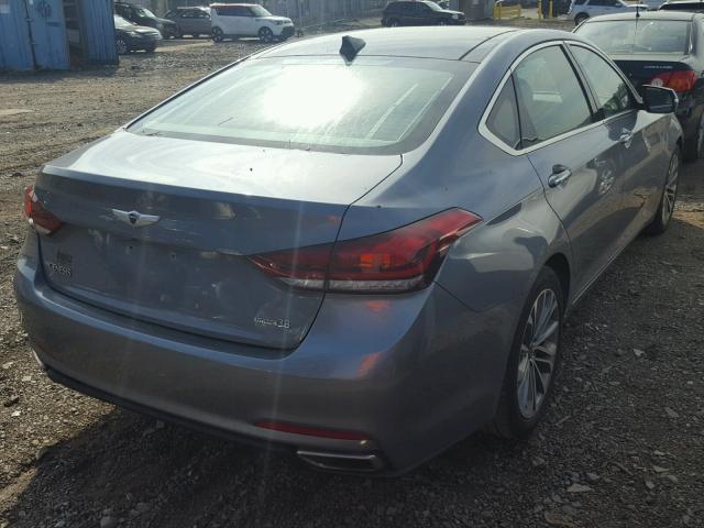 KMHGN4JE0FU100078 - 2015 HYUNDAI GENESIS 3. GRAY photo 4