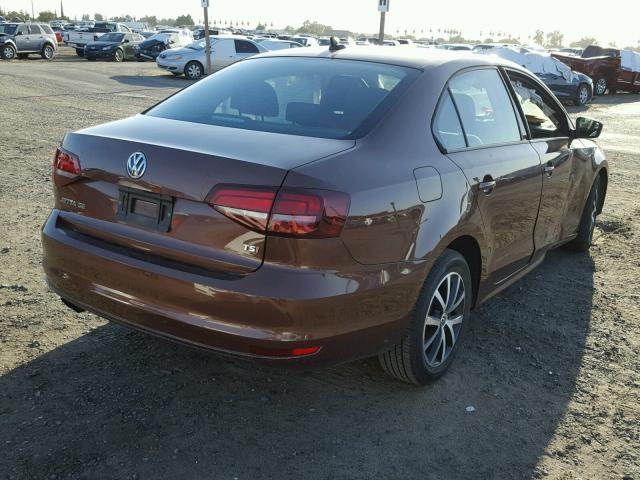 3VWD67AJ2GM369236 - 2016 VOLKSWAGEN JETTA BROWN photo 4