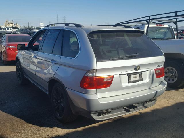 5UXFB535X6LV24559 - 2006 BMW X5 SILVER photo 3