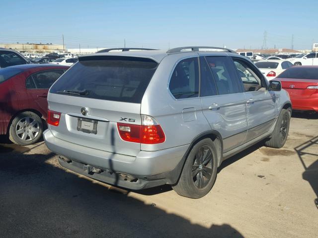 5UXFB535X6LV24559 - 2006 BMW X5 SILVER photo 4