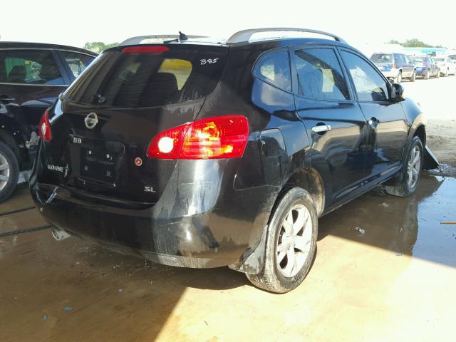 JN8AS5MT1AW503006 - 2010 NISSAN ROGUE BLACK photo 4