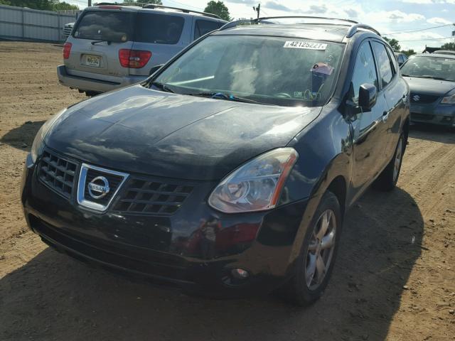 JN8AS5MV9AW609561 - 2010 NISSAN ROGUE BLACK photo 2