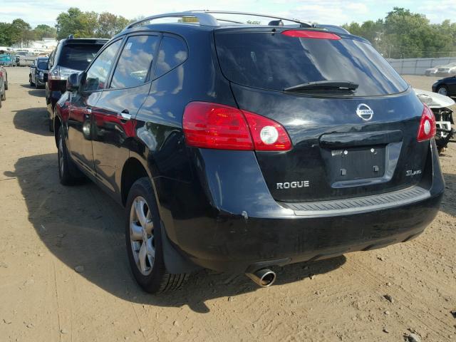 JN8AS5MV9AW609561 - 2010 NISSAN ROGUE BLACK photo 3