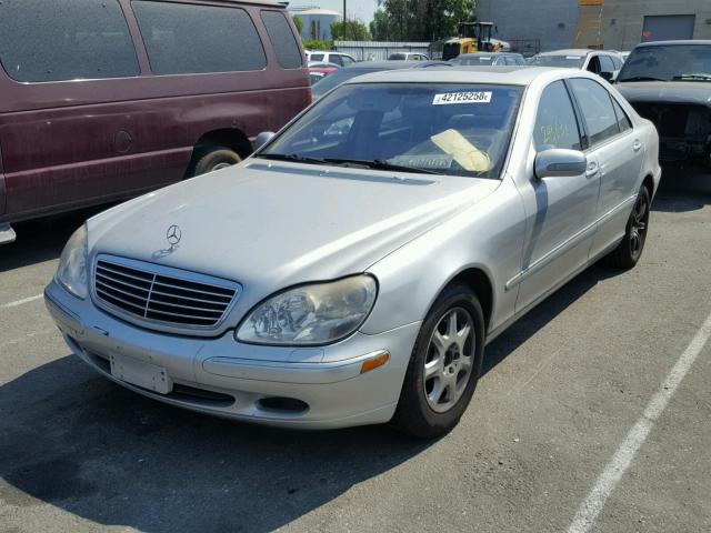 WDBNG70J21A172320 - 2001 MERCEDES-BENZ S 430 SILVER photo 2