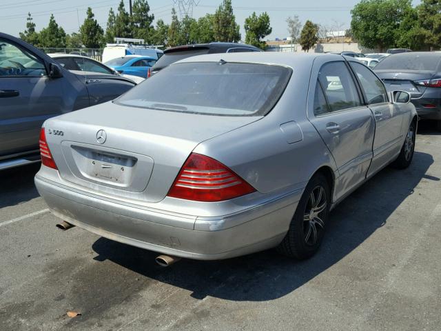 WDBNG70J21A172320 - 2001 MERCEDES-BENZ S 430 SILVER photo 4