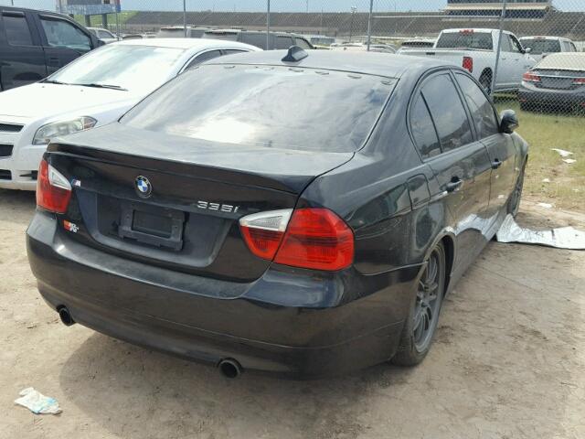 WBAVB73507PA86797 - 2007 BMW 335 I BLACK photo 4