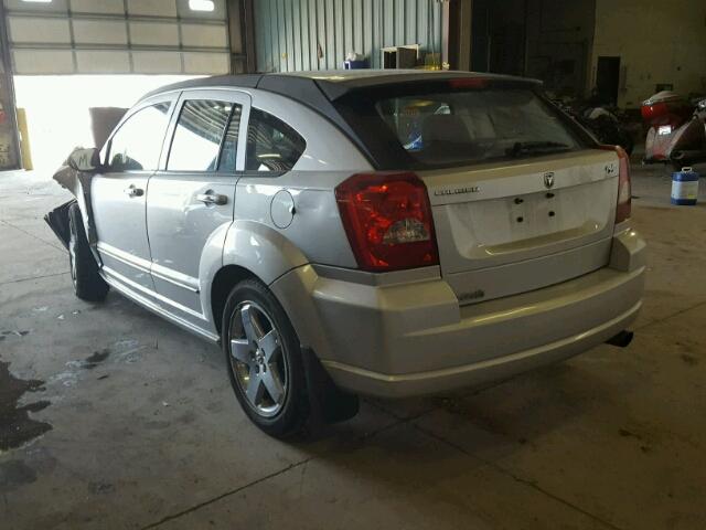 1B3HB78K17D130529 - 2007 DODGE CALIBER R/ SILVER photo 3