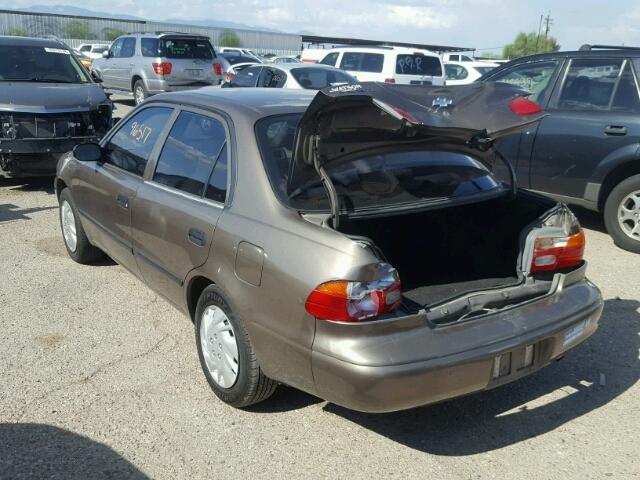 1Y1SK5289YZ422032 - 2000 CHEVROLET GEO PRIZM 金色 照片 3