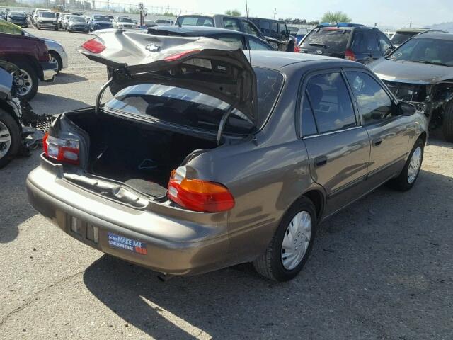 1Y1SK5289YZ422032 - 2000 CHEVROLET GEO PRIZM 金色 照片 4